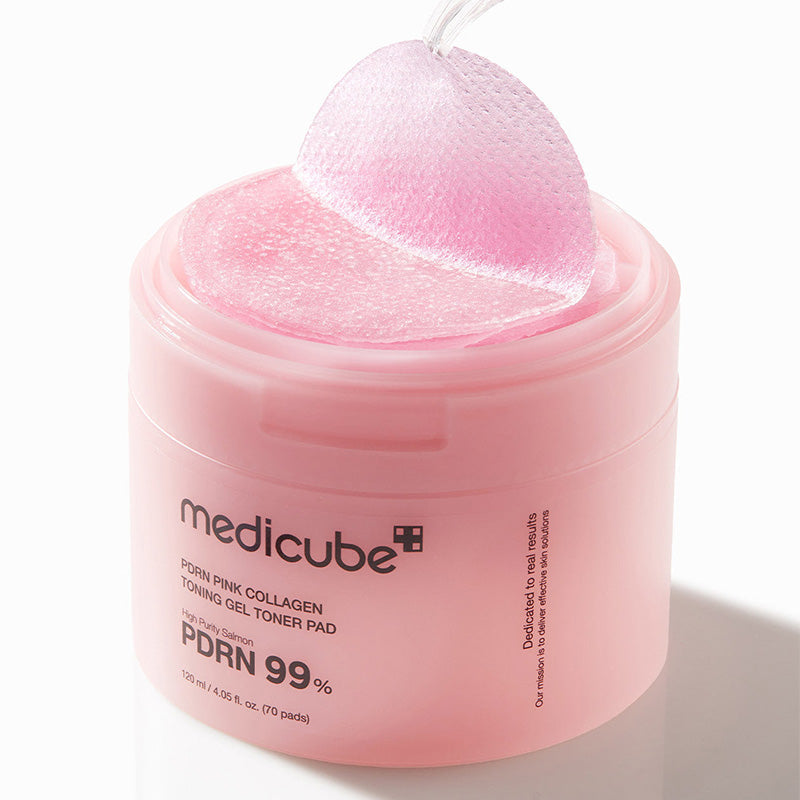 PDRN Pink Collagen Toning Gel Toner Pad Medicube